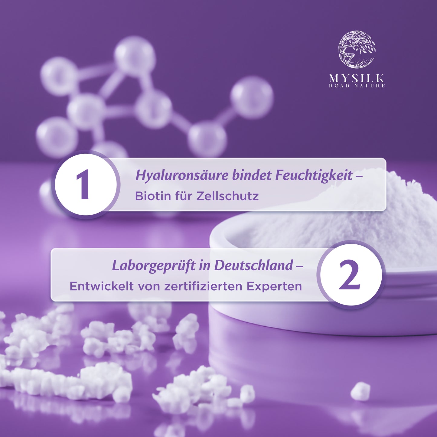 Collagen Beauty Complex – Kollagenpeptide Typ I, II, III & V mit Vitamin C, Biotin & Hyaluronsäur