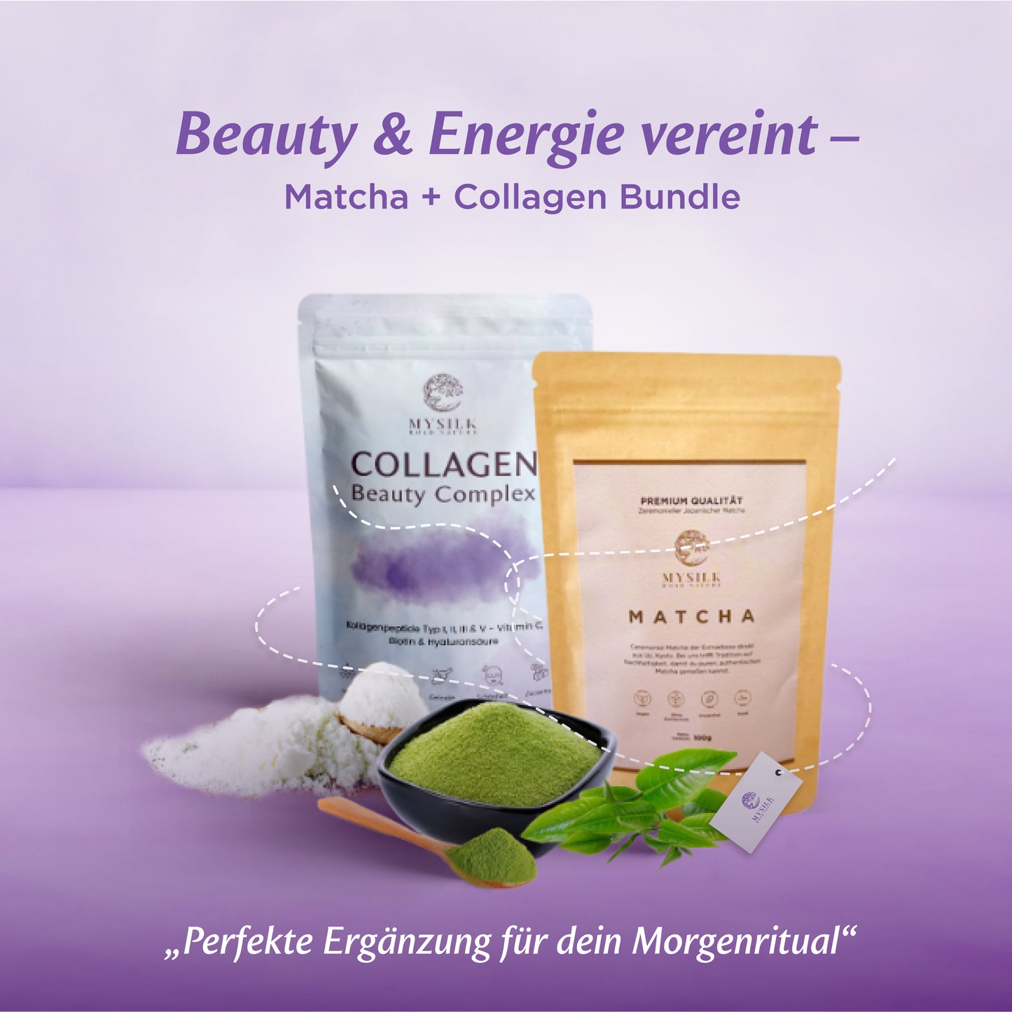 Collagen Beauty Complex – Kollagenpeptide Typ I, II, III & V mit Vitamin C, Biotin & Hyaluronsäur