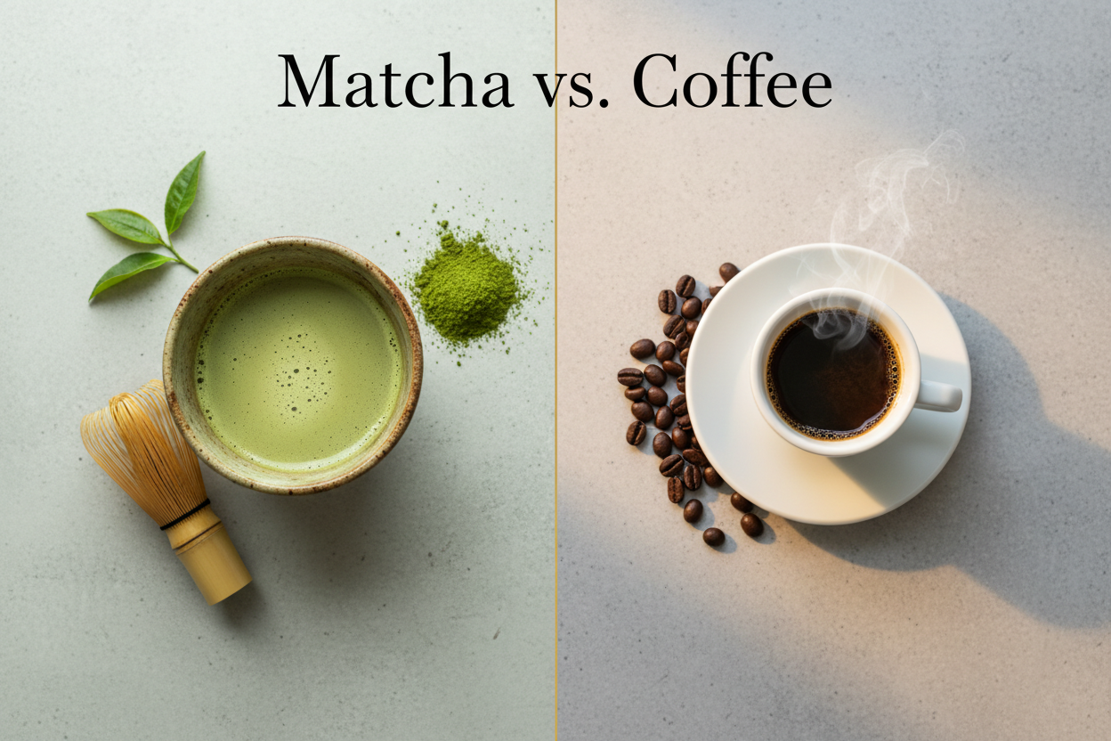 Matcha vs. Kaffee: Welcher Wachmacher passt zu dir?