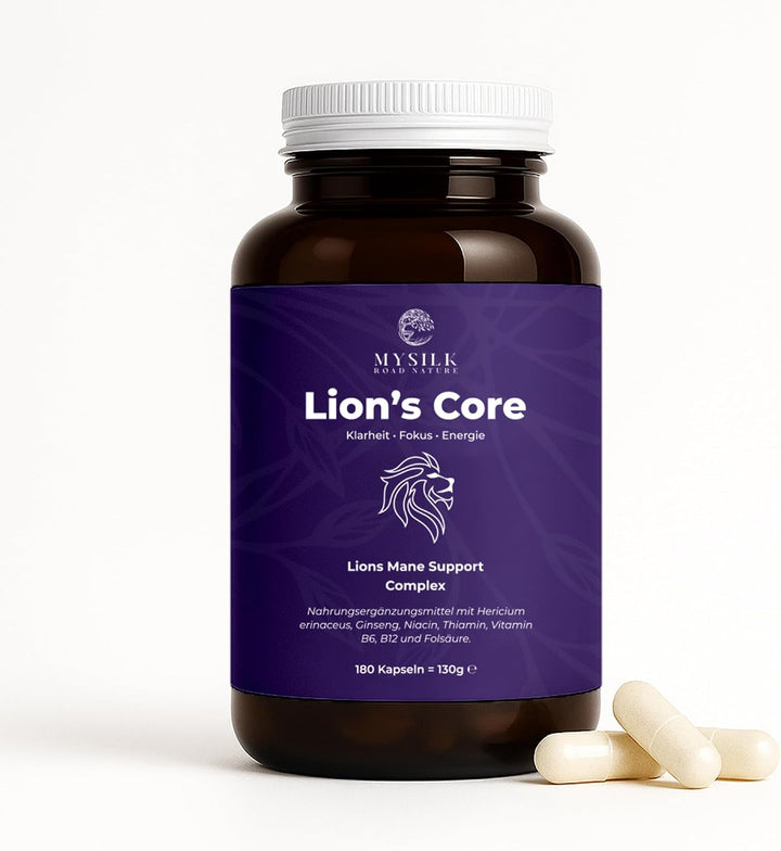 LionsCore Lion's Mane Kapseln – Dose mit 180 Kapseln