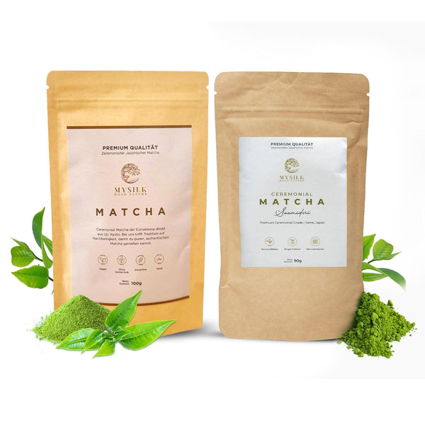 Matcha Starter Set mit Saemidori und Culinary Matcha von MySilkRoadNature