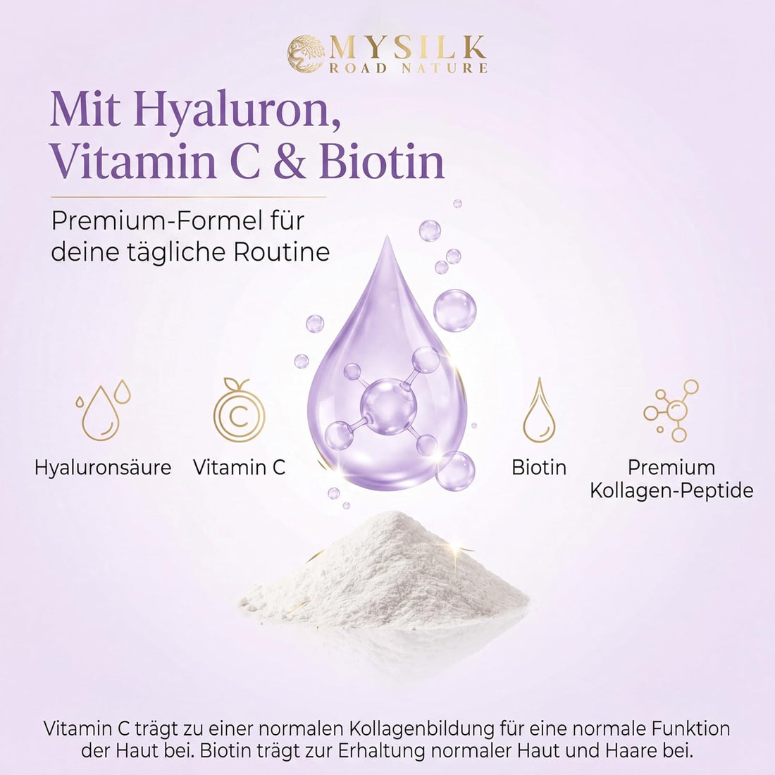 CollaCore Kollagen Kapseln mit Biotin und Hyaluronsäure, 180 Kapseln – Produktansicht 6
