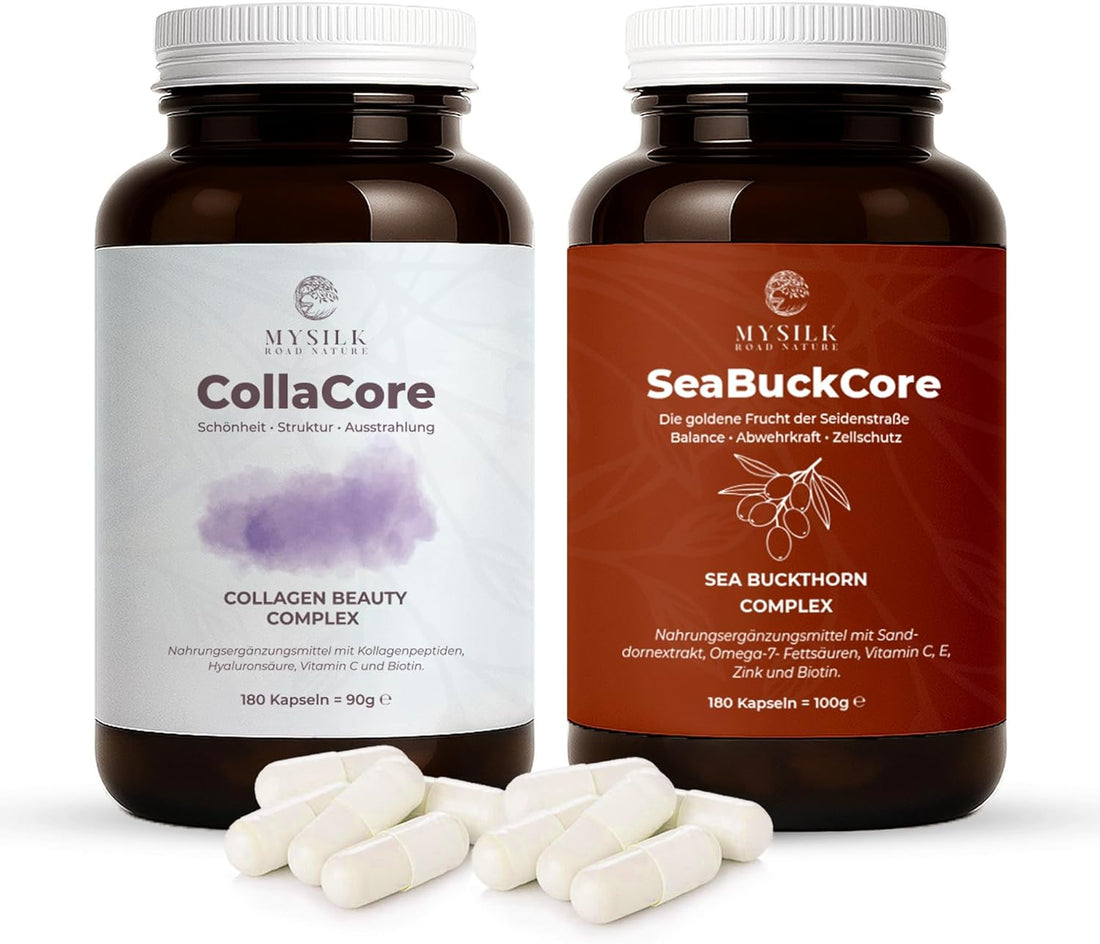 Beauty Bundle mit Collagen Beauty Complex und SeaBuckCore von MySilkRoadNature