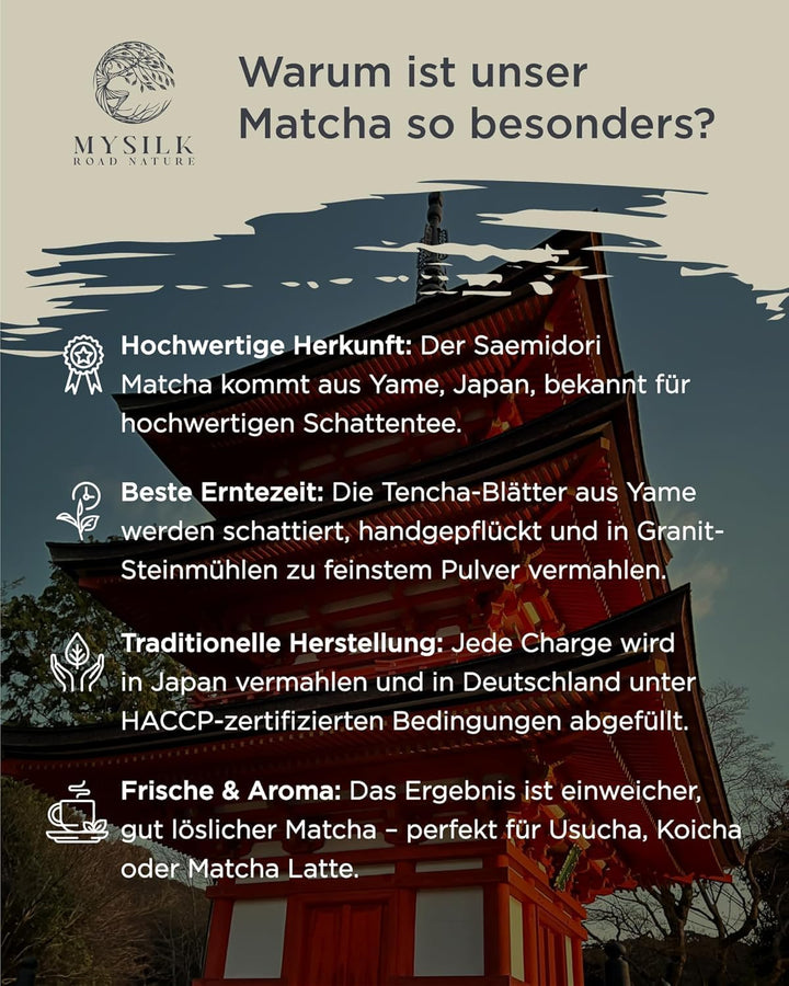 Matcha Starter – Saemidori 35g + Culinary 100g