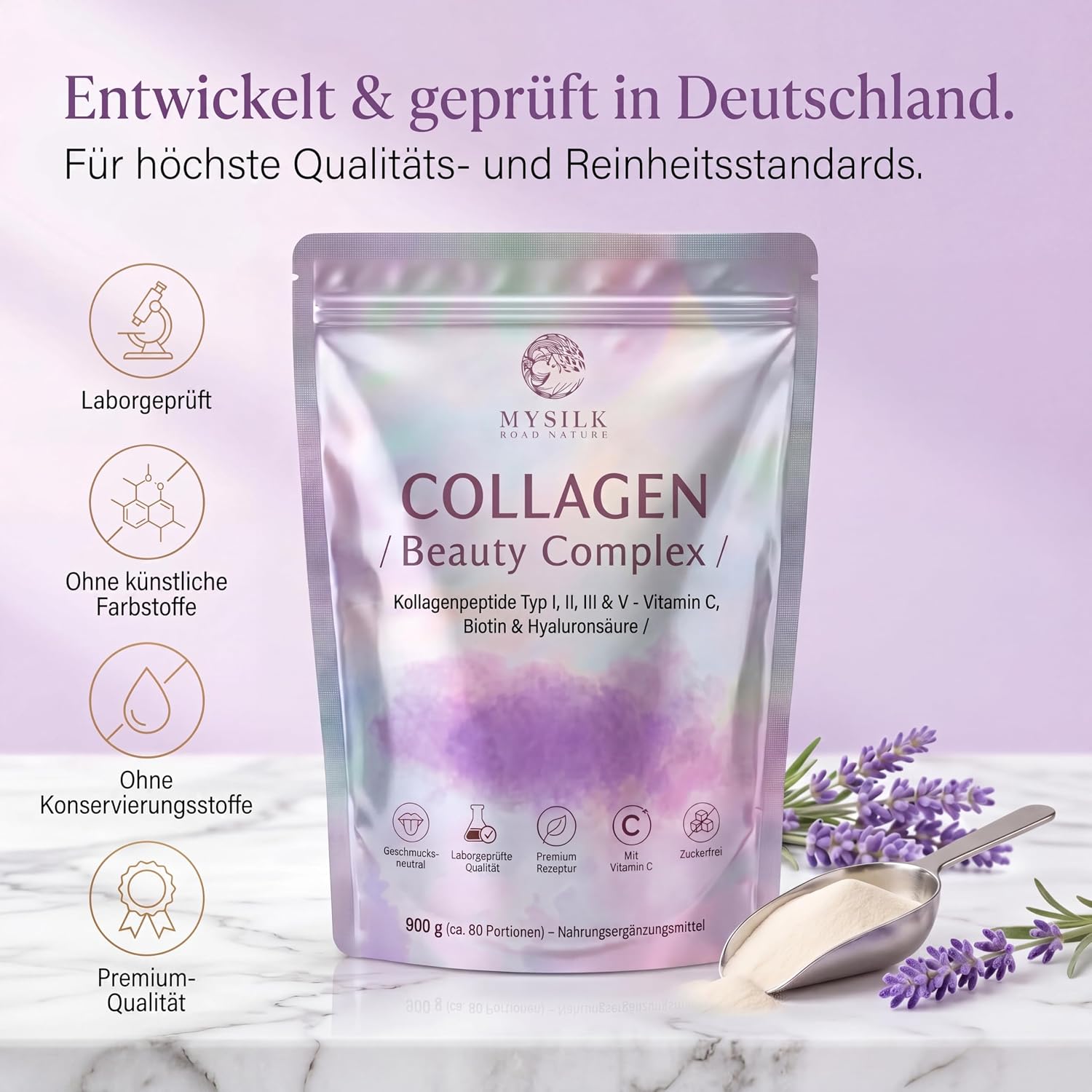 Kollagenpulver – entwickelt und geprüft in Deutschland