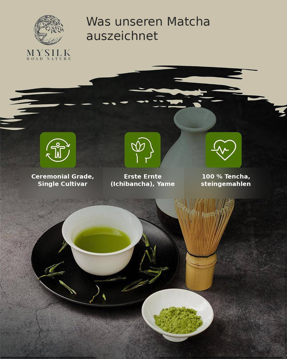 Wie fühlst du dich mit unserem Matcha?