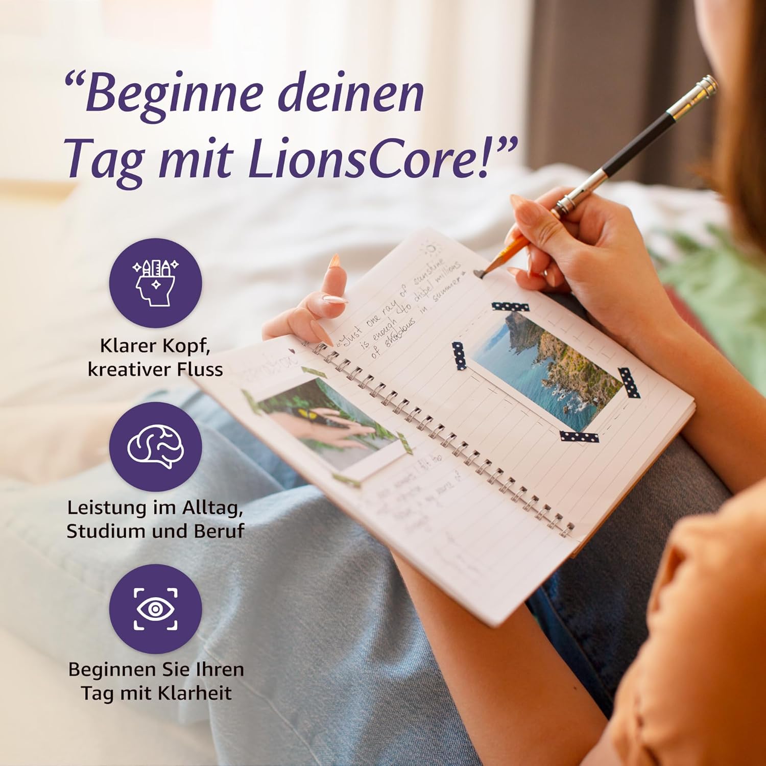 LionsCore™ – Lion’s Mane & Ginseng Komplex mit B-Vitaminen | 180 Kapseln